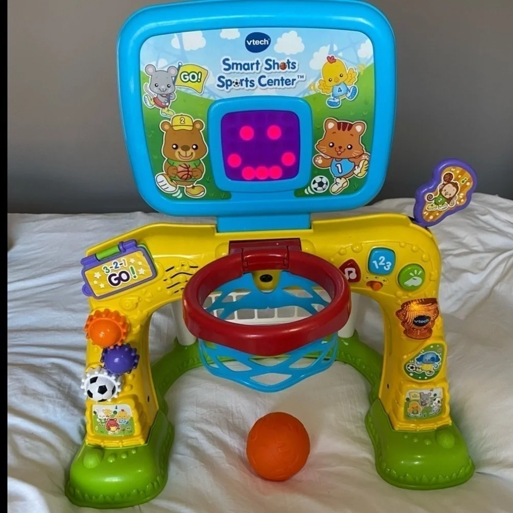 Vtech Smart Shots Interactive Sports Center Kids Toddler Baby Basketball Soccer